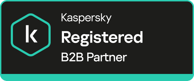 Badge Kaspersky Registered B2B Partner